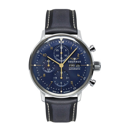 BAUHAUS Herrenuhr "Dessau" 2018-3, Automatik, Chronograph"
