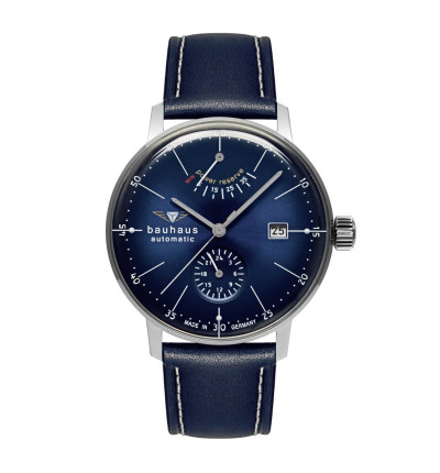 BAUHAUS Herrenuhr "Dessau" 2060-3, Automatik, Gangreserve