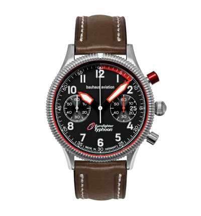 BAUHAUS Herrenuhr "Aviation Eurofighter", 2576-2