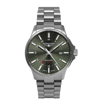 BAUHAUS Ersatzarmband "Aviation" 2868M-4, silber