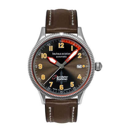 BAUHAUS Herrenuhr "Aviation Eurofighter", Automatik 2556-2