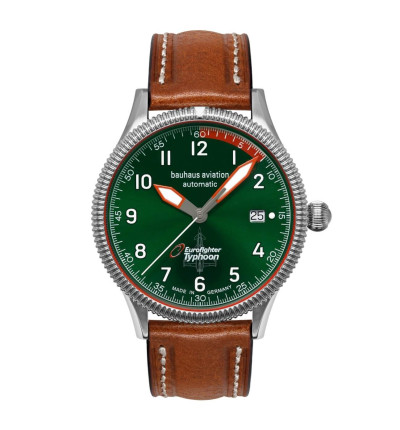 BAUHAUS Herrenuhr "Aviation Eurofighter", Automatik 2556-4