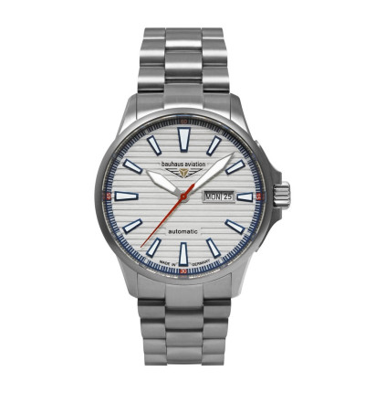 BAUHAUS Ersatzarmband "Iron Annie" 2862M-1, 22 mm silber