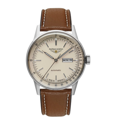 BAUHAUS Ersatzarmband "Aviation G38" 2366-5, 22 mm braun