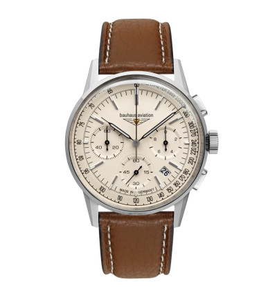 BAUHAUS Ersatzarmband "Aviation G38" 2376-5, 22 mm braun