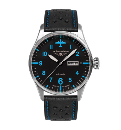 BAUHAUS Ersatzarmband "Aviation Tornado" 2766-3, schwarz