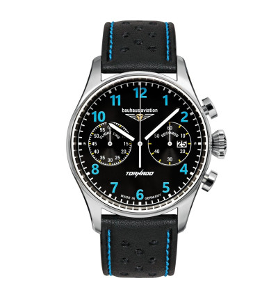 BAUHAUS Ersatzarmband "Aviation Tornado" 2770-3, schwarz