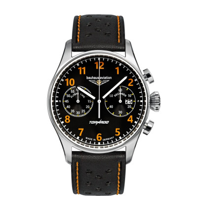 BAUHAUS Ersatzarmband "Aviation Tornado" 2770-5, schwarz