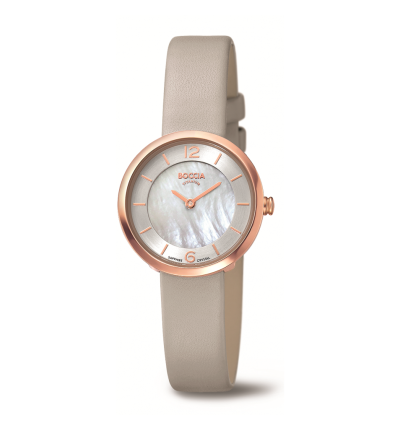Uhrenarmband für BOCCIA TITANIUM Damenuhr "Slim" 3266-02