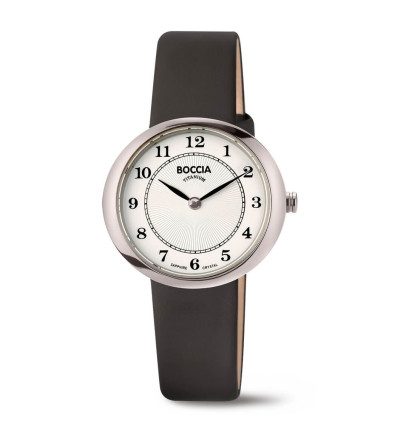 Uhrenarmband für BOCCIA TITANIUM Damenuhr "Trend" 3344-05 | schwarz