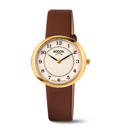 Uhrenarmband für BOCCIA TITANIUM Damenuhr "Trend" 3344-06 | braun