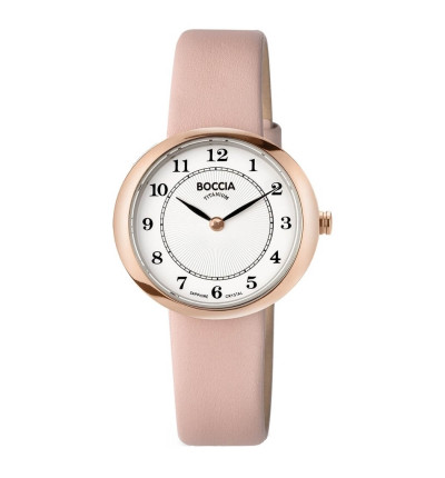 Uhrenarmband für BOCCIA TITANIUM Damenuhr "Trend" 3344-07 | rosa