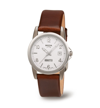 Uhrenarmband für Damenuhr BOCCIA TITANIUM "Outside" 3298-02 (alt: 3080-02), ohne Dornschließe