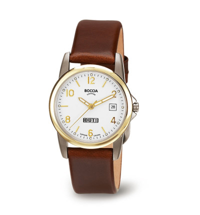 Uhrenarmband für Damenuhr BOCCIA TITANIUM "Outside" 3298-05 (alt: 3080-05), ohne Dornschließe