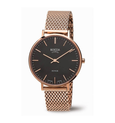 Uhrenarmband für BOCCIA TITANIUM Damenuhr "Royce" 3590-10 | roségold