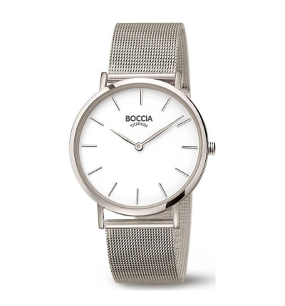 Uhrenarmband für BOCCIA TITANIUM Damenuhr "Trend" 3273-09 | silber