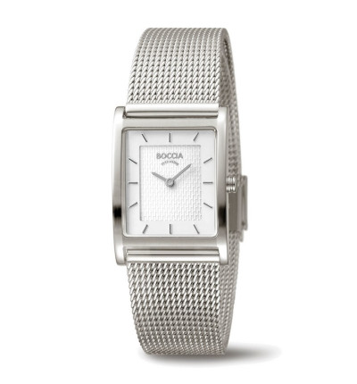 Uhrenarmband für BOCCIA TITANIUM Damenuhr "Trend" 3294-05 | silber