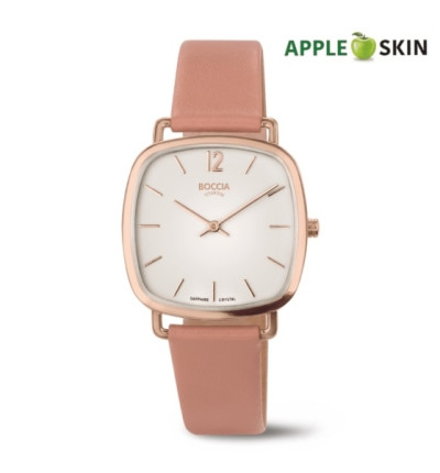 Uhrenarmband für BOCCIA TITANIUM Damenuhr "Trend" 3334-04 | rosé