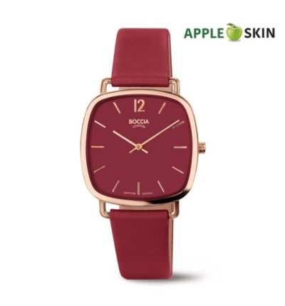 Uhrenarmband für BOCCIA TITANIUM Damenuhr "Trend" 3334-05 | rot