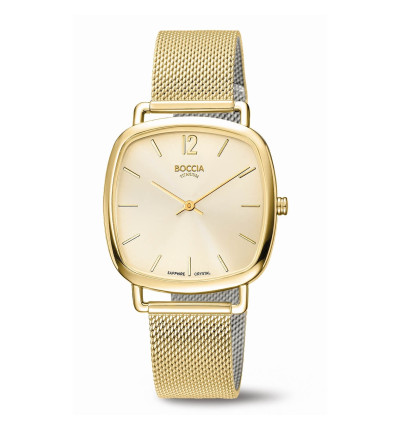 Uhrenarmband für BOCCIA TITANIUM Damenuhr "Trend" 3334-07 | gelbgold