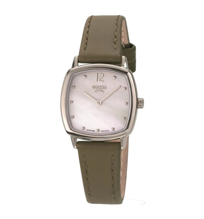 Uhrenarmband für BOCCIA TITANIUM Damenuhr "Trend" 3343-01 | braun