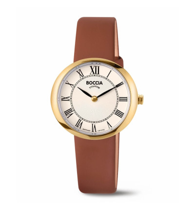 Uhrenarmband für BOCCIA TITANIUM Damenuhr "Trend" 3344-03 | braun