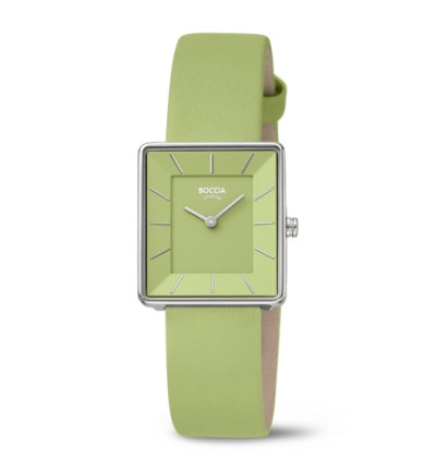 Uhrenarmband für BOCCIA TITANIUM Damenuhr "Trend" 3351-03 | grün