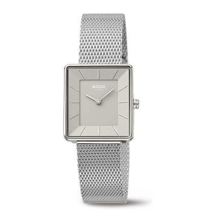 Uhrenarmband für BOCCIA TITANIUM Damenuhr "Trend" 3351-05 | silber