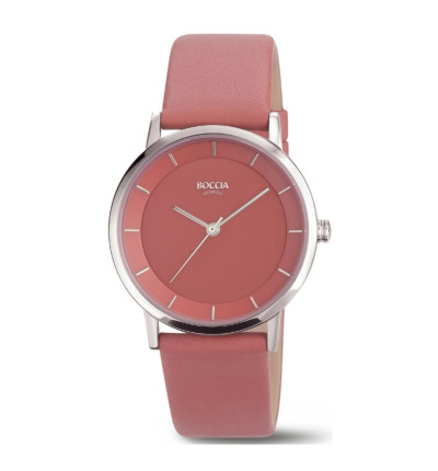 Uhrenarmband für BOCCIA TITANIUM Damenuhr "Trend" 3355-01 | rosa