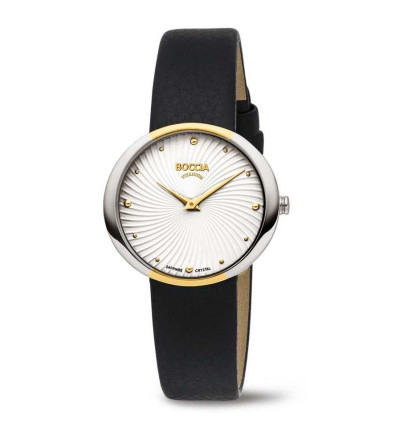 Uhrenarmband für BOCCIA TITANIUM Damenuhr "Trend" 3364-03 | schwarz