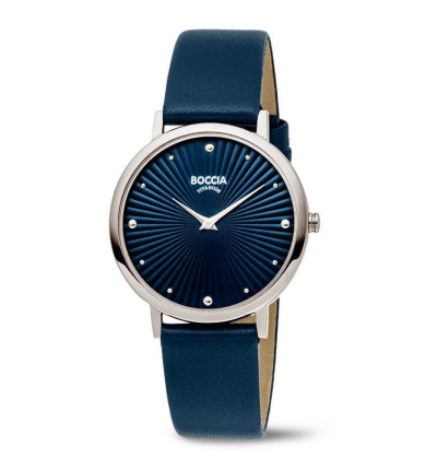 Uhrenarmband für BOCCIA TITANIUM Damenuhr "Trend" 3365-02 | blau