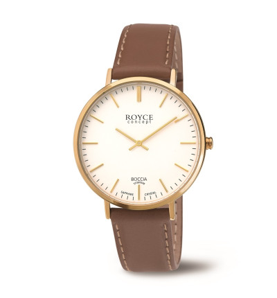 Uhrenarmband für BOCCIA TITANIUM Herrenuhr "Royce" 3590-12