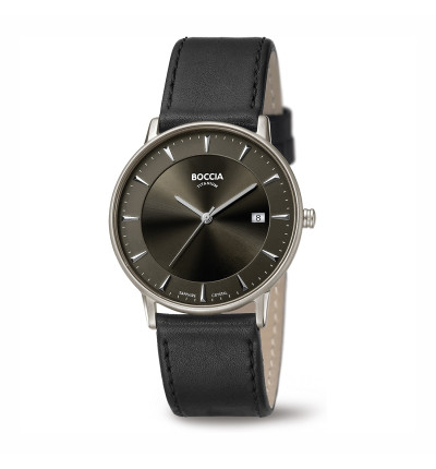 Uhrenarmband für BOCCIA TITANIUM Herrenuhr "Slim" 3607-01