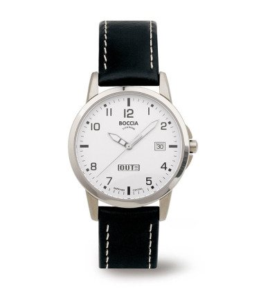 Uhrenarmband für Herrenuhr BOCCIA TITANIUM "Outside" 3625-02 (alt: 604-02), ohne Dornschließe