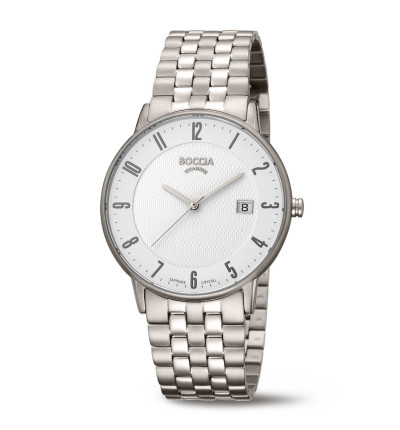 BOCCIA TITANIUM Herrenuhr "Slim" 3607-06