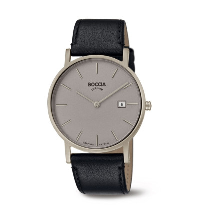 BOCCIA TITANIUM Herrenuhr Slim 3637-01