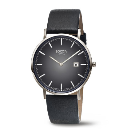 BOCCIA TITANIUM Herrenuhr "Slim" 3648-04