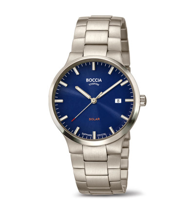 BOCCIA TITANIUM Herrenuhr "Solar" 3652-02