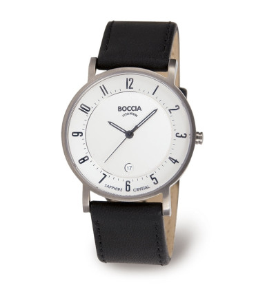 Uhrenarmband für BOCCIA TITANIUM Herrenuhr "Slim" 3533-03