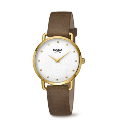 Uhrenarmband BOCCIA TITANIUM "Style" 3314-02 | braun