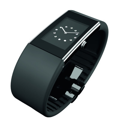 Ersatzarmband Rosendahl "Watch 2 Large" 43184, schwarz
