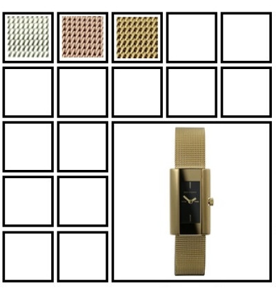 ROLF CREMER, Ersatzmetallarmband Kollektion "Pari 1", 14 mm
