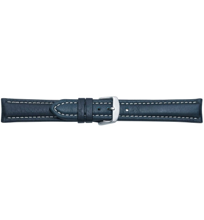 Uhrenband Blau, Bio-Leder
