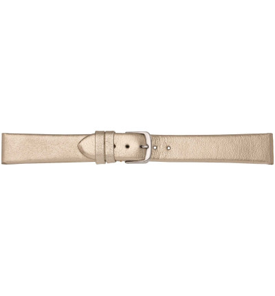 Uhrenband Gold-Glanz glatt | Breite verlaufend