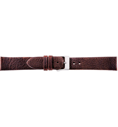 Uhrenband Vintage Braun glatt | Breite verlaufend