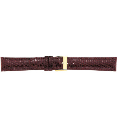 Uhrenband Bordeaux, Echt Eidechse