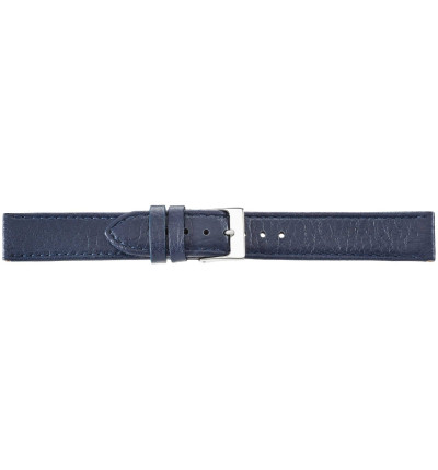 Uhrenband Blau genarbt, Hirsch
