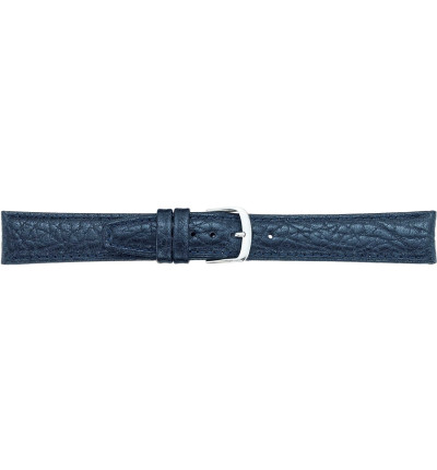 Uhrenband Dunkelblau, Kalb matt
