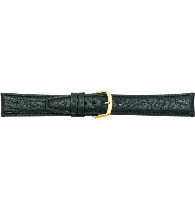 Uhrenband Schwarz, Kalb matt