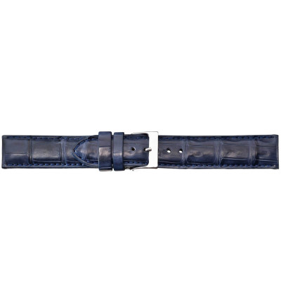 Uhrenband Blau, Kroko-Sport